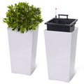 Self-Watering Tall Planter (Set of 2)