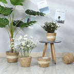 Woven Grass Planter Basket