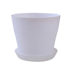 Colorful Plastic Planter Pot with Tray