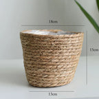 Woven Grass Planter Basket