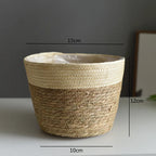 Woven Grass Planter Basket