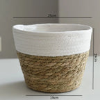 Woven Grass Planter Basket