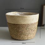 Woven Grass Planter Basket
