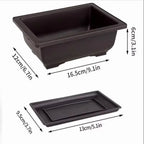 Breathable Bonsai Planter Pot (Rectangular / Square)