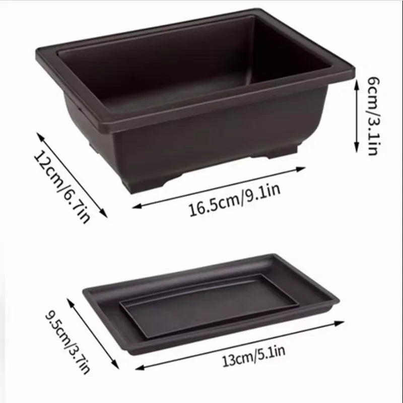 Breathable Bonsai Planter Pot (Rectangular / Square)