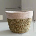Woven Grass Planter Basket