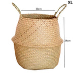Woven Grass Planter Basket