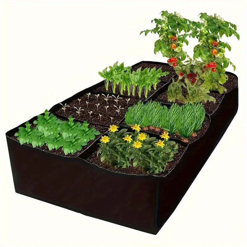Fabric Raised Garden Bed – 8 Grid
