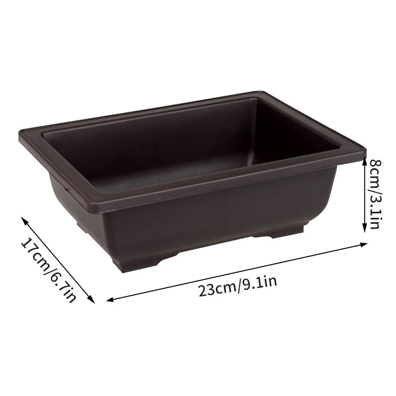 Breathable Bonsai Planter Pot (Rectangular / Square)