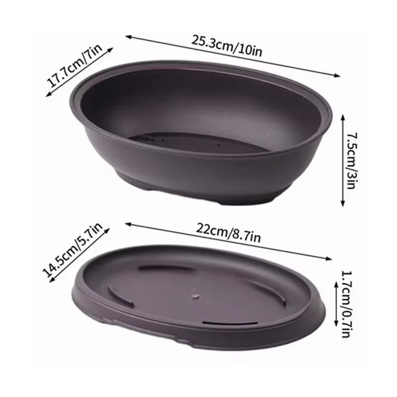 Breathable Bonsai Planter Pot (Rectangular / Square)