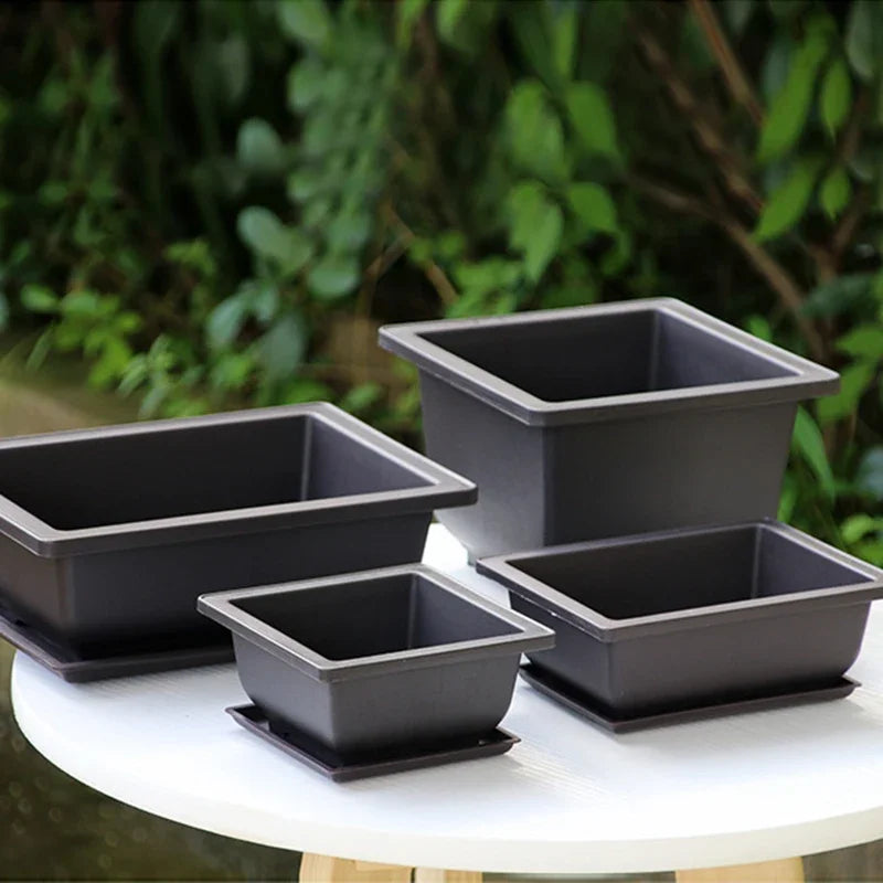 Breathable Bonsai Planter Pot (Rectangular / Square)